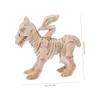 Cabilock 1pc Halloween Skeleton Dog Planter Unique Decoration for Garden Home Scary Ornament for Halloween Festivities view 2
