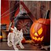 Cabilock 1pc Halloween Skeleton Dog Planter Unique Decoration for Garden Home Scary Ornament for Halloween Festivities view 3