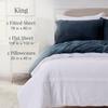 NY Loft Ultra Soft Micro Fleece Sheets Set with Extra Deep Pockets | Super Plush Polar Fleece | Velvet Plush Cozy Warmth | Tribeca Collection (King, Carbon Grey) view 2