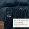 NY Loft Ultra Soft Micro Fleece Sheets Set with Extra Deep Pockets | Super Plush Polar Fleece | Velvet Plush Cozy Warmth | Tribeca Collection (King, Carbon Grey) view 3