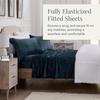 NY Loft Ultra Soft Micro Fleece Sheets Set with Extra Deep Pockets | Super Plush Polar Fleece | Velvet Plush Cozy Warmth | Tribeca Collection (King, Carbon Grey) view 4