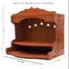 Bhavya Art Beautiful MDF Wooden Temple/Pooja Mandir - Wall Hanging and Table Top Home Mandir Temple/Home Decor (Wooden Bell) view 2