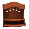Bhavya Art Beautiful MDF Wooden Temple/Pooja Mandir - Wall Hanging and Table Top Home Mandir Temple/Home Decor (Wooden Bell) view 3