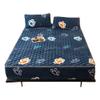 CFYCYHDZHT Comfy Sheets,Thickened Warm Coral Velvet Box Spring Bed Mattress Protector, Non Slip Printing Mattress Top Hat for Boys Girls Bedroom Leaves 150200cm (3pcs) view 3