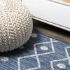 JONATHAN Y Tribal Bohemian Indoor Outdoor Runner Rug 2X10 Blue/Ivory, Nokat for Backyard, Patio, Porch, Easy-Cleaning, High Traffic, Pet-Friendly, Non-Shedding (SMB131C-210) view 3