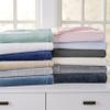 NY Loft Ultra Soft Micro Fleece Sheets Set with Extra Deep Pockets | Super Plush Polar Fleece | Velvet Plush Cozy Warmth | Tribeca Collection (King, Surf) view 2