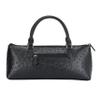 Sachi La Soire Insulated Purse  Stylish Single Bottle Tote with Thermal Lining  Portable Carrier Bag with Handle (Black Ostrich) view 4