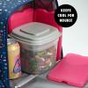 Cool Coolers by Fit + Fresh Slim Compact Reusable XL Ice Pack, Perfect for Lunch Boxes, Coolers, and Beach Bags, Pink, 4 Pack view 4