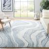 SAFAVIEH Fifth Avenue Collection Area Rug - 6' Square, Grey & Ivory, Handmade Mid-Century Modern Abstract New Zealand Wool, Ideal for High Traffic Areas in Living Room, Bedroom (FTV121F) view 1