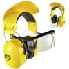 Groggle Combination Safety Glasses and Safety Earmuff. Unique, New, PPE, Protective Shield Prevents Damage and Scratching. Provides Convienence, Comfort, NRR 26 Db Passive Hearing Protection. view 1