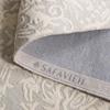 SAFAVIEH Blossom Collection Area Rug - 4' Square, Sage & Ivory, Handmade Wool, Ideal for High Traffic Areas in Living Room, Bedroom (BLM107C) view 2