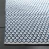 SAFAVIEH Montauk Collection Accent Rug - 2' x 3', Blue & Ivory, Handmade Cotton, Ideal for High Traffic Areas in Entryway, Living Room, Bedroom (MTK608B) view 2