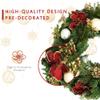 26" Christmas Wreath with Ornaments view 4