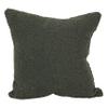 Blazing Needles Square Faux Fur Throw Pillow, 17", Turell Army view 1