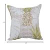 Blazing Needles Square Polyester Jacquard Throw Pillow, 17", Zeena Blush view 3