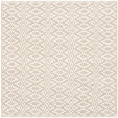 SAFAVIEH Montauk Collection Accent Rug - 2' x 3', Ivory & Beige, Handmade Cotton, Ideal for High Traffic Areas in Entryway, Living Room, Bedroom (MTK716G)