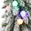 Puleo International Pre-Lit 4' Potted Flocked Alpine Artificial Christmas Tree with 20 Lights, Green view 2