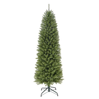 Puleo International 6.5' Pencil Fraser Fir Artificial Christmas Tree with Stand, Green, (FFPT-65)