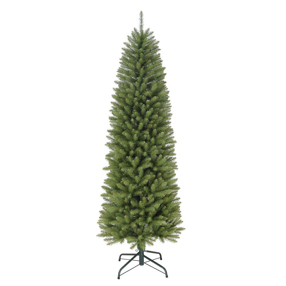 Puleo International 6.5' Pencil Fraser Fir Artificial Christmas Tree with Stand, Green, (FFPT-65)