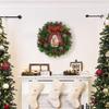 24" Christmas Wreath with Deer view 2
