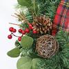 24" Christmas Wreath with Deer view 3