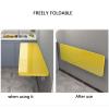 ALGWXQ Wall Mounted Fold Down Table Floating Table Space Saving use for Computer Desk, Home Office Desk, Kitchen Counter, Laundry Shelf (Color : Yellow, Size : 50x30cm) view 4