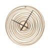 Clock Round Metal Decorative Wall Clock, Industrial Rustic Art Clock for Home, Living Room, Kitchen and Den view 1