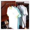 Pull Down Closet Rod, Soft-Close Wardrobe Rail Lift Organizer Storage System Closet Hanger Rod Lifting for Hanging Clothes Space Saving Aluminum Adjustable Width Coat Rack, 30 Kg Load (Size : 830-115 view 1