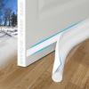 MAXTID Under Door Draft Stoppers 36 Inch White Door Draft Blocker Draft Stoppers for Bottom of Doors Seal Gap Reduce Wind/Breeze, Cold Air, Dust, Smoke, Door Seal Strips Sweeps view 1