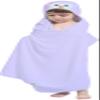 HIPHOP PANDA Hooded Towel for Kids - Viscose Derived from Bamboo, 30 X 50 INCH Large Size for 3-10 Yrs - Premium Kids Bath Towel Beach Towels Wrap for Girls, Boys, Purple Penguin view 1