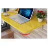 ALGWXQ Wall Mounted Folding Desks Sturdy Floating Table for use as a Computer Desk, Home Office Desk, Kitchen Counter, Dining Table, Laundry Shelf (Color : Yellow, Size : 60x30cm) view 3