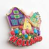 Amsterdam Tulip Netherlands Magnet Travel Souvenir 3D Resin Collection Gift Fridge Refrigerator Magnet view 2