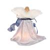 The Bridge Collection Elegant Blue & Gold Light-Up Angel Tree Topper - Lighted Angel Christmas Tree Topper for Holiday Decor - Treetop Angel Decor view 3