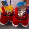 Santa Pants Style Creative Bag/Lovely Cute Treat Bags Stocking Tree Filler Sacks Stocking Xmas Gift Christmas Decorations Xmas Halloween Wine Bottle Totes, 7Pack view 3