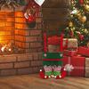 2 Pack Christmas Candy Treat Bags/Wine Bottle Bag, Stocking Tree Filler Sacks Stocking Xmas Gift Decorations view 2
