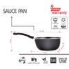 5 Piece Kitchen Accessories Set | Non Stick Induction Friendly Cookware | Kadai with Lid , Fry Pan , Tawa , Sauce & Tadka Pan | Ceramic Hard Anodized | Cast Iron Utensils view 3