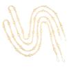 1pc Christmas Wooden Bead Wreath Rustic Wooden Beads Hanging Decor Farmhouse Garland Ornaments for Christmas Home Party Decorations 220cm 7.2ft view 1