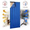 Doorway Fly Curtains for Doors,Screen Door,Thermal Insulated Door Curtai, PU Waterproof Thicken Cotton Winter Home Living Room Soundproofing Windproof Warm Waterproof Partition Curtain view 2