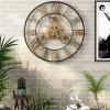 Clock Wall Clock Creative Wall Clock European Style Wrought Iron Gear Wall Clock Living Room Study Decoration Clock view 2