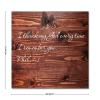 Aihesui I Thank My God Every Time I Remember You Sign Bible Verse Wall Decor Wood Sign Pallet Home Living Room Kitchen Decoration 1616-Inch view 2