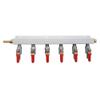 2 Way / 3 Way / 4 Way / 5 Way / 6 Way Gas Manifold, CO2 Distributor Manifold Stem Splitter Beer Integrated Check Valves Homebrew Beer Making Brewing Tool view 1