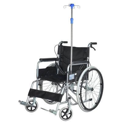 Infusion Stand, IV Stand for Wheelchair, IV Pole with Stainless Steel, Adjustable Height Display Stand Rack