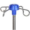 Infusion Stand, IV Stand for Wheelchair, IV Pole with Stainless Steel, Adjustable Height Display Stand Rack view 4