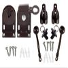 Lifepefe Bunge kit+Cordless Bracket+New end Cover, Universal Replacement mounting Bracket kit for Outdoor/Indoor Sun Blind (Brown) view 1