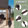 Lifepefe Bunge kit+Cordless Bracket+New end Cover, Universal Replacement mounting Bracket kit for Outdoor/Indoor Sun Blind (Brown) view 3