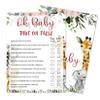 Yuansail True Or False Baby Shower Game, Gender Reveal Party Supplies, Jungle Animals Safari Floral Green Party Decorations, 30 Game Cards 1 Answer Card. (bb002-yx03) view 1