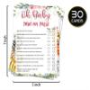 Yuansail True Or False Baby Shower Game, Gender Reveal Party Supplies, Jungle Animals Safari Floral Green Party Decorations, 30 Game Cards 1 Answer Card. (bb002-yx03) view 2