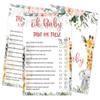 Yuansail True Or False Baby Shower Game, Gender Reveal Party Supplies, Jungle Animals Safari Floral Green Party Decorations, 30 Game Cards 1 Answer Card. (bb002-yx03) view 3