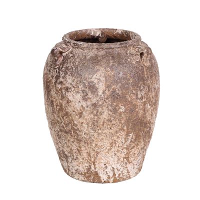 Garden Decoration Vase, Vintage Brown Flower Shop Bar Ceramic Vase Living Room Hotel Flower Vase(Size:30 * 38CM)