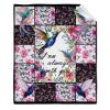 ARTBLANKET Hummingbird Bird Cute Animal Throw Blanket Fannel Fleece Microfiber Plush Bed Blanket Super Soft Blanket for All Season Bed Couch Sofa 120x90 in for Family view 1